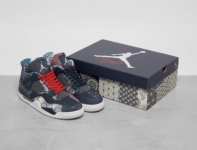 Women Air Jordan 4 SE Sashiko Version - Click Image to Close